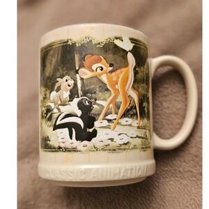 Disney Store Bambi Classic Animation Coffee Mug Thumper Flower Genuine Original